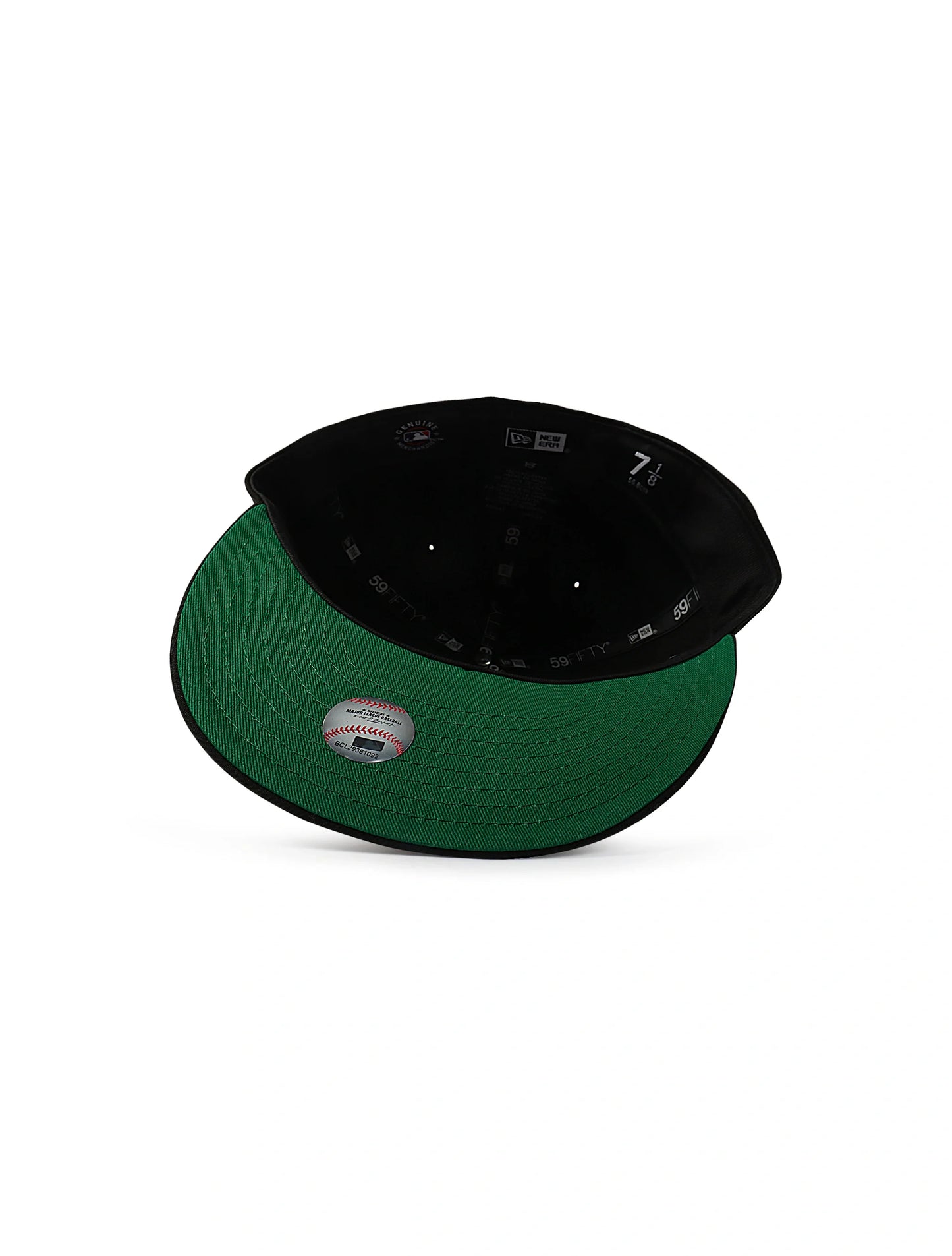 Gorra New Era 5950 Dodgers Side LA Metallic Script - Negro/Plata