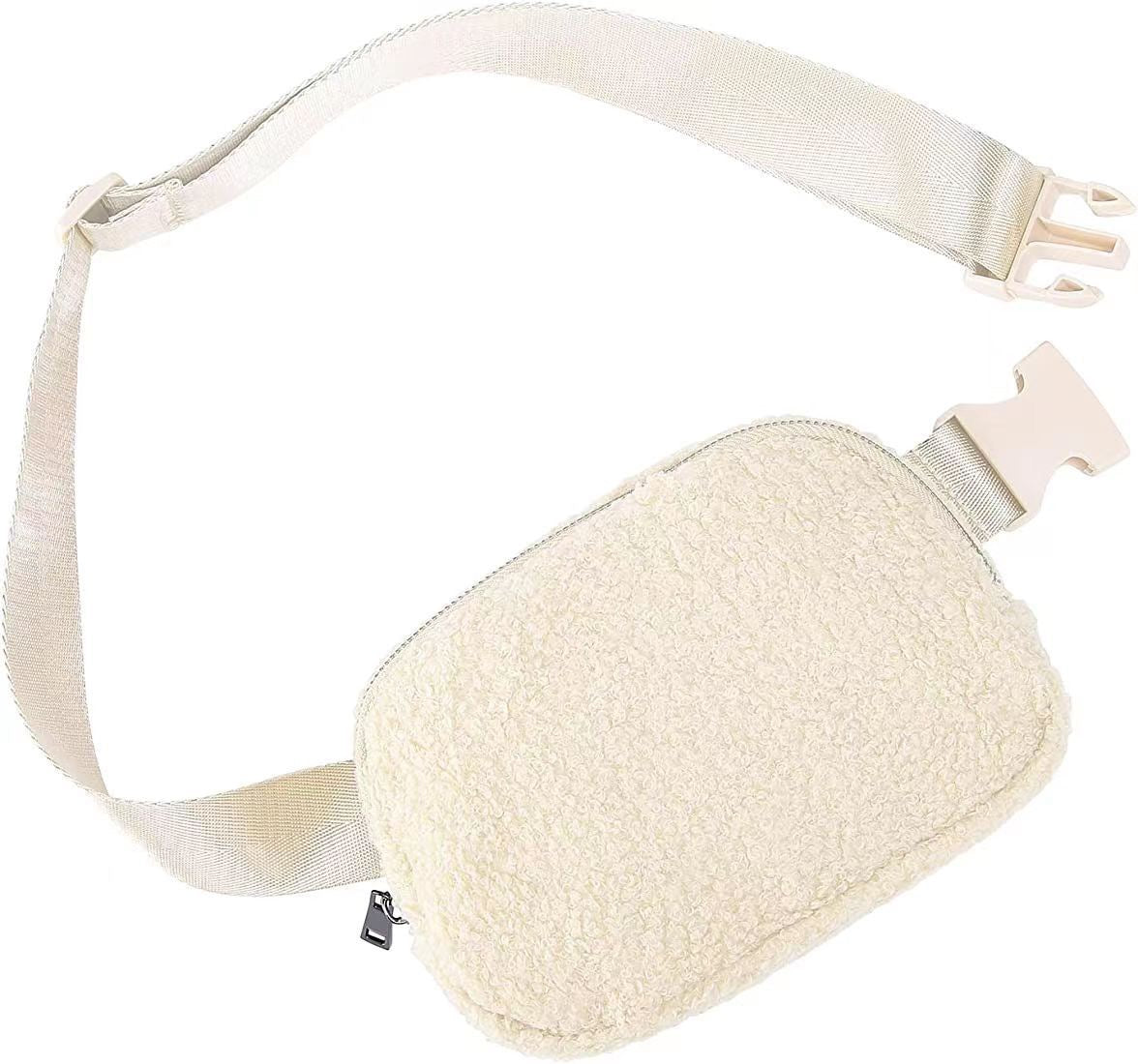 Bolso bandolera riñonera de cintura Lola Boucle Sherpa