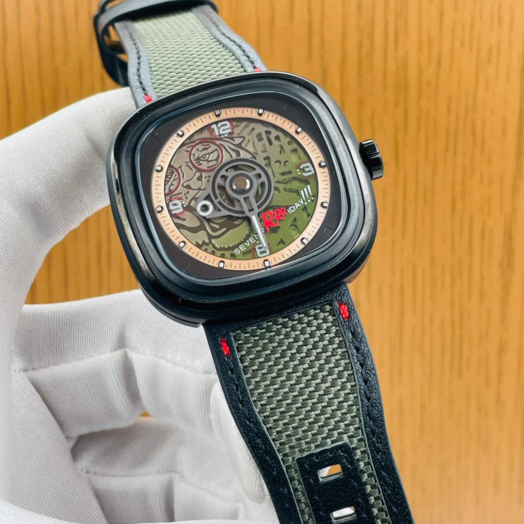 Reloj SevenFriday P3C/02 Racer III Camouflage – Esfera esqueleto automática