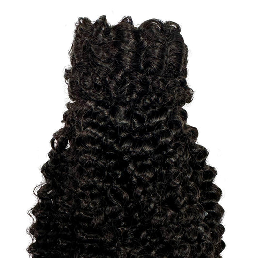 Extensión de cola de caballo de cabello humano 100% rizo Jerry