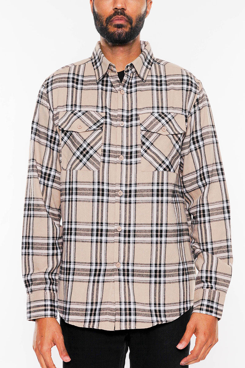Brushed Flannel Shirt
