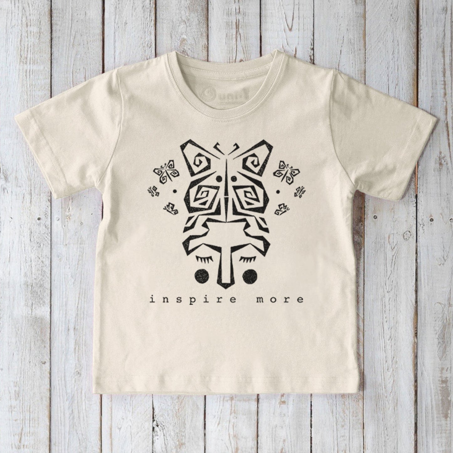 "Inspire More" Butterfly T-Shirt for Kids