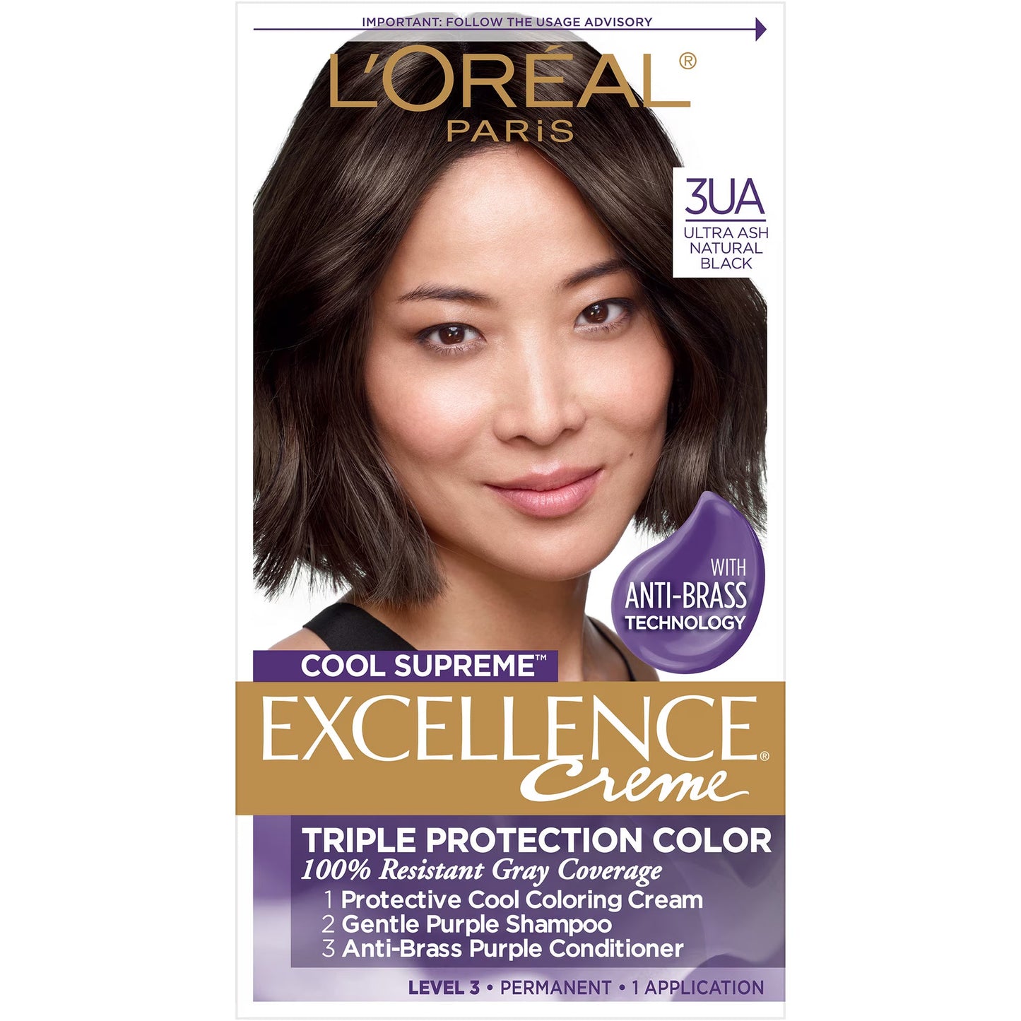 Excellence Cool Supreme Tinte Permanente Cobertura Total de Canas