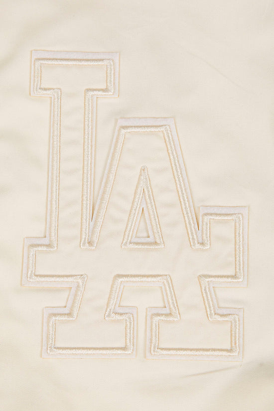 Chaqueta Pro Standard Los Angeles Dodgers de sarga neutra - Eggshell