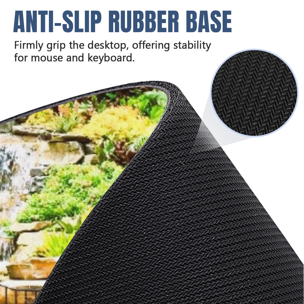 Another Day In Paradise Tropical Waterfall Mousepad Desk Mat - available in 2 sizes