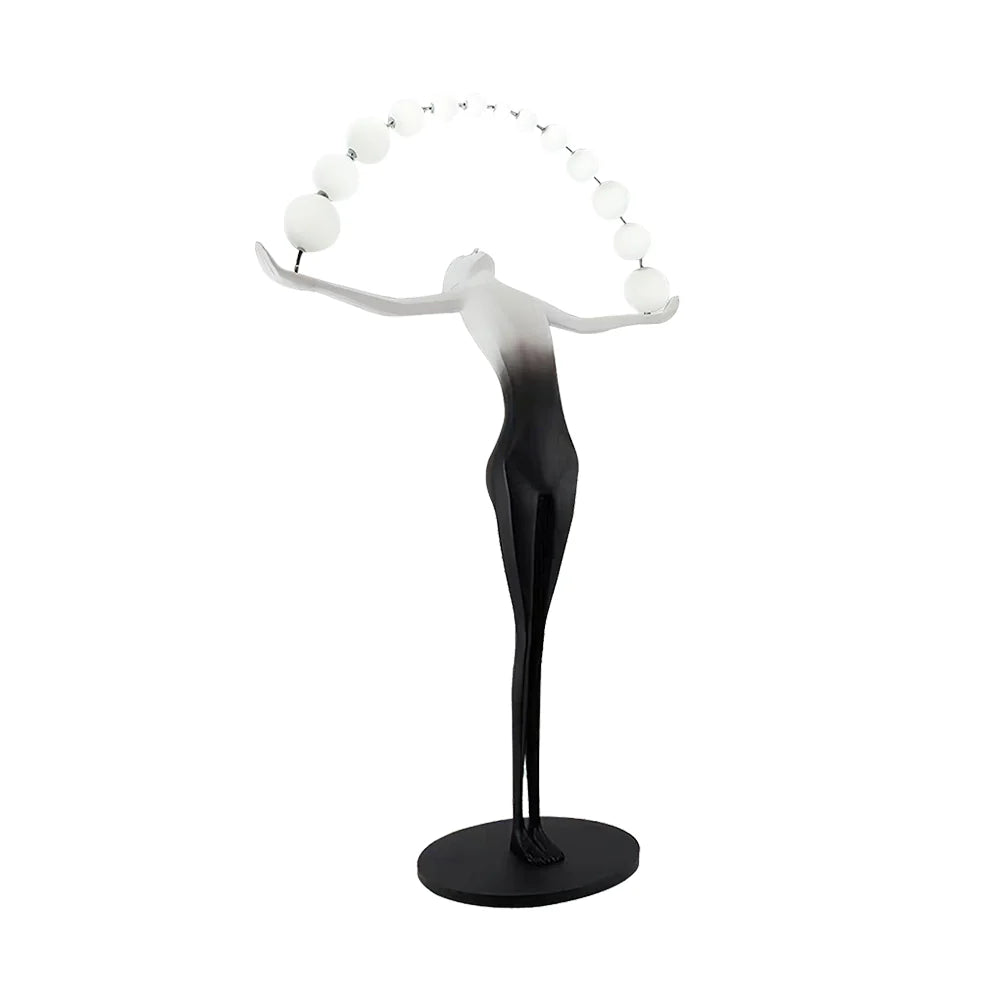 Lámpara de pie Liberty Sculpture Figure