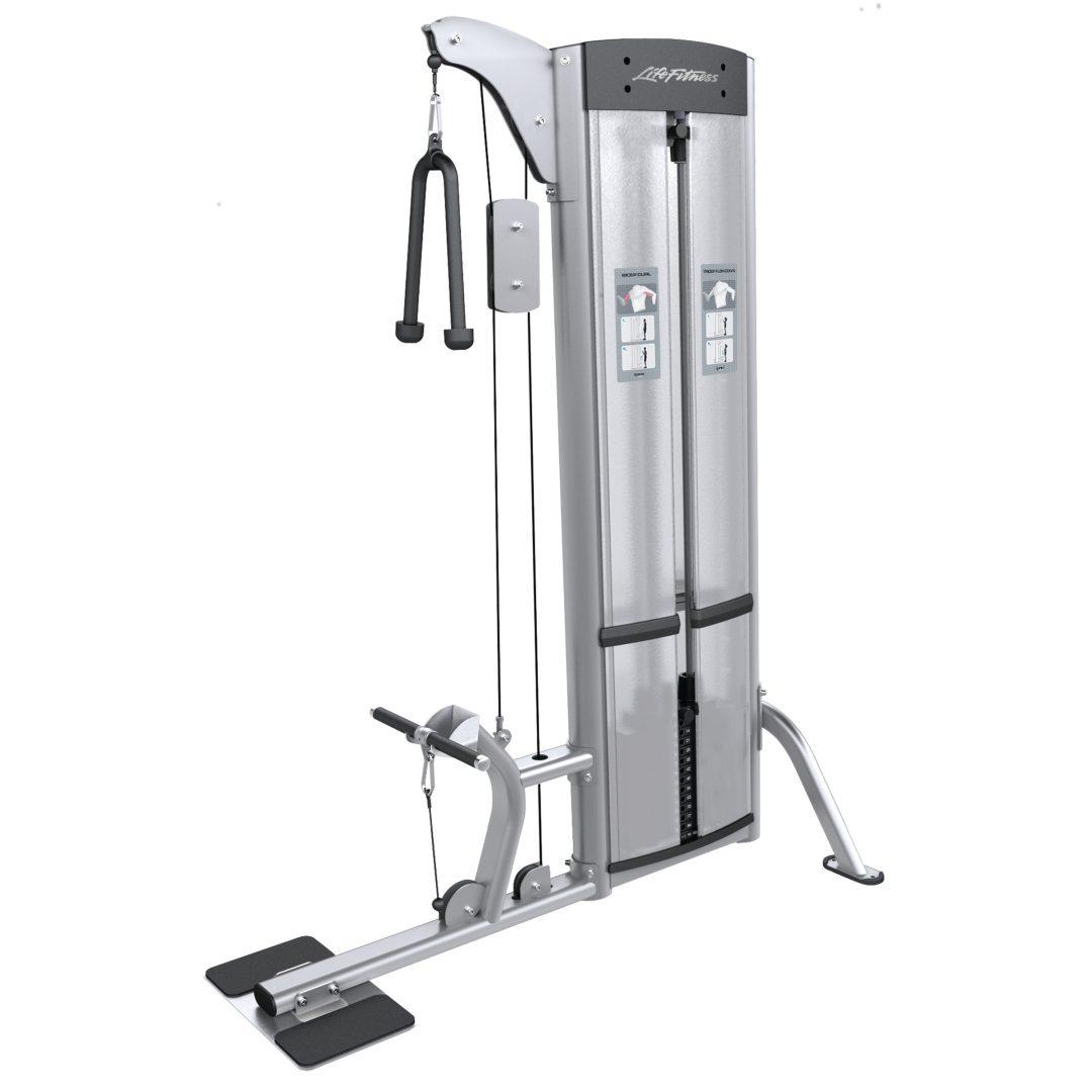Máquina dual de bíceps/tríceps Life Fitness Optima - NUEVA - PLATINO