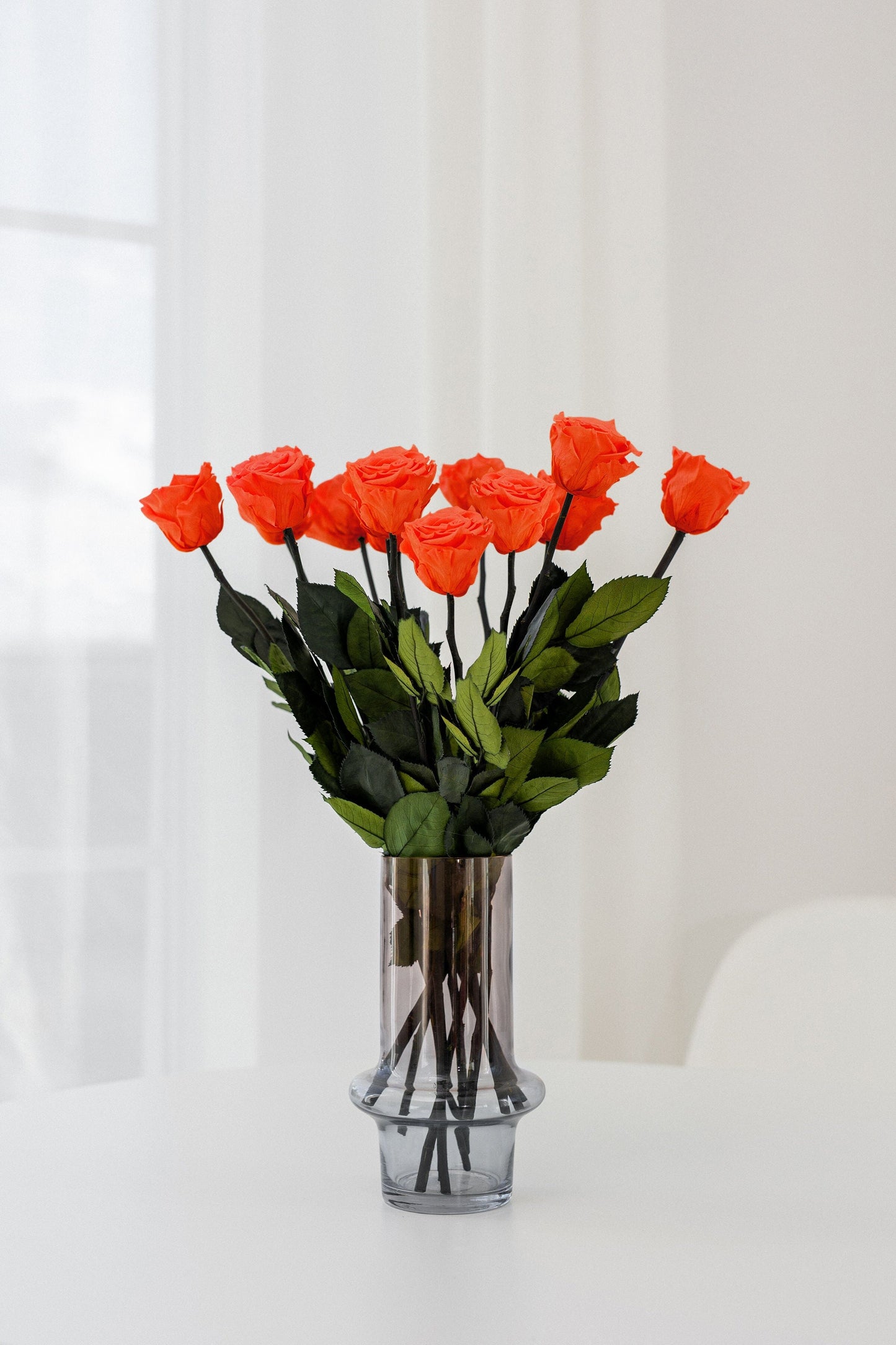 Rosas de tallo largo | Rosas naranjas