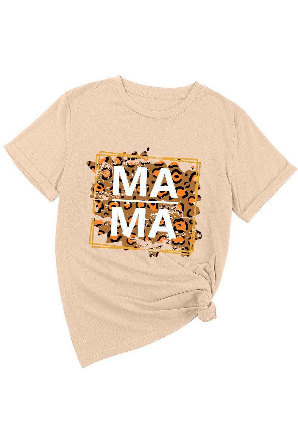 T-Shirts Trendsi just arrived - MAMA round neck tee - short sleeve