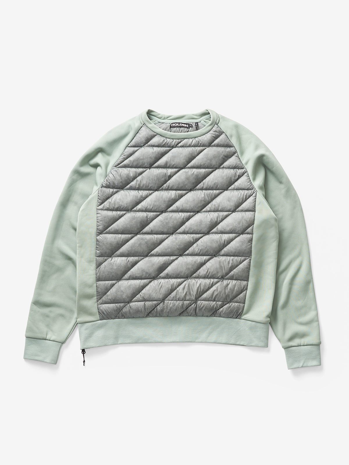 Down Crew Sweater - Slate Gray
