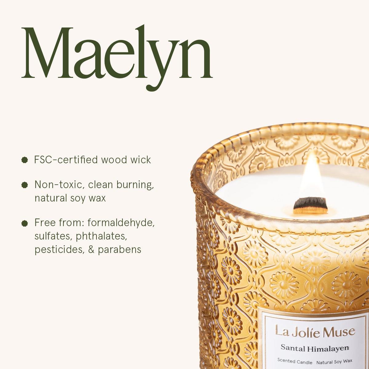 Maelyn - Vela Santal Himalayen 19oz