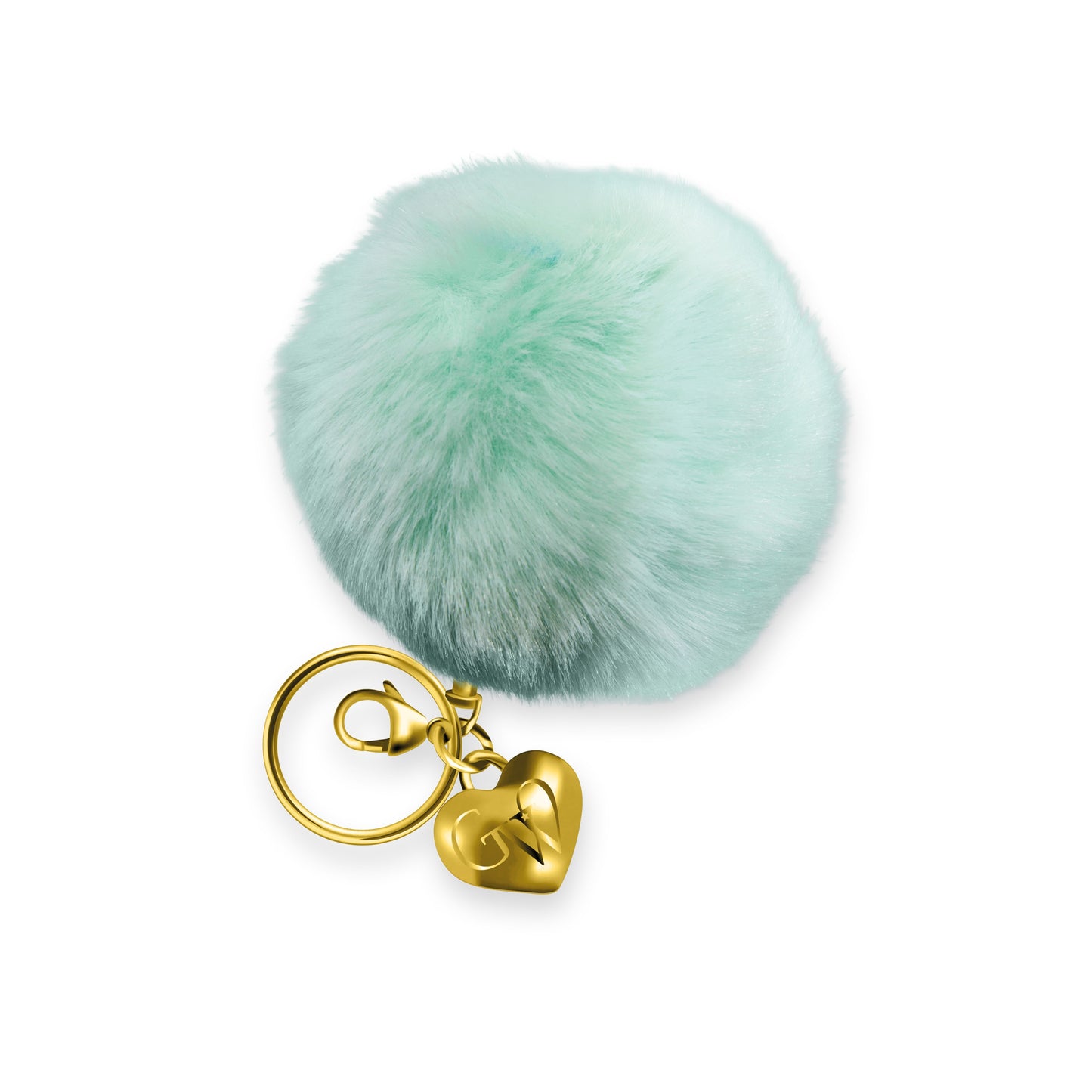 Mint Julep Charm Corazón de Oro y Poof