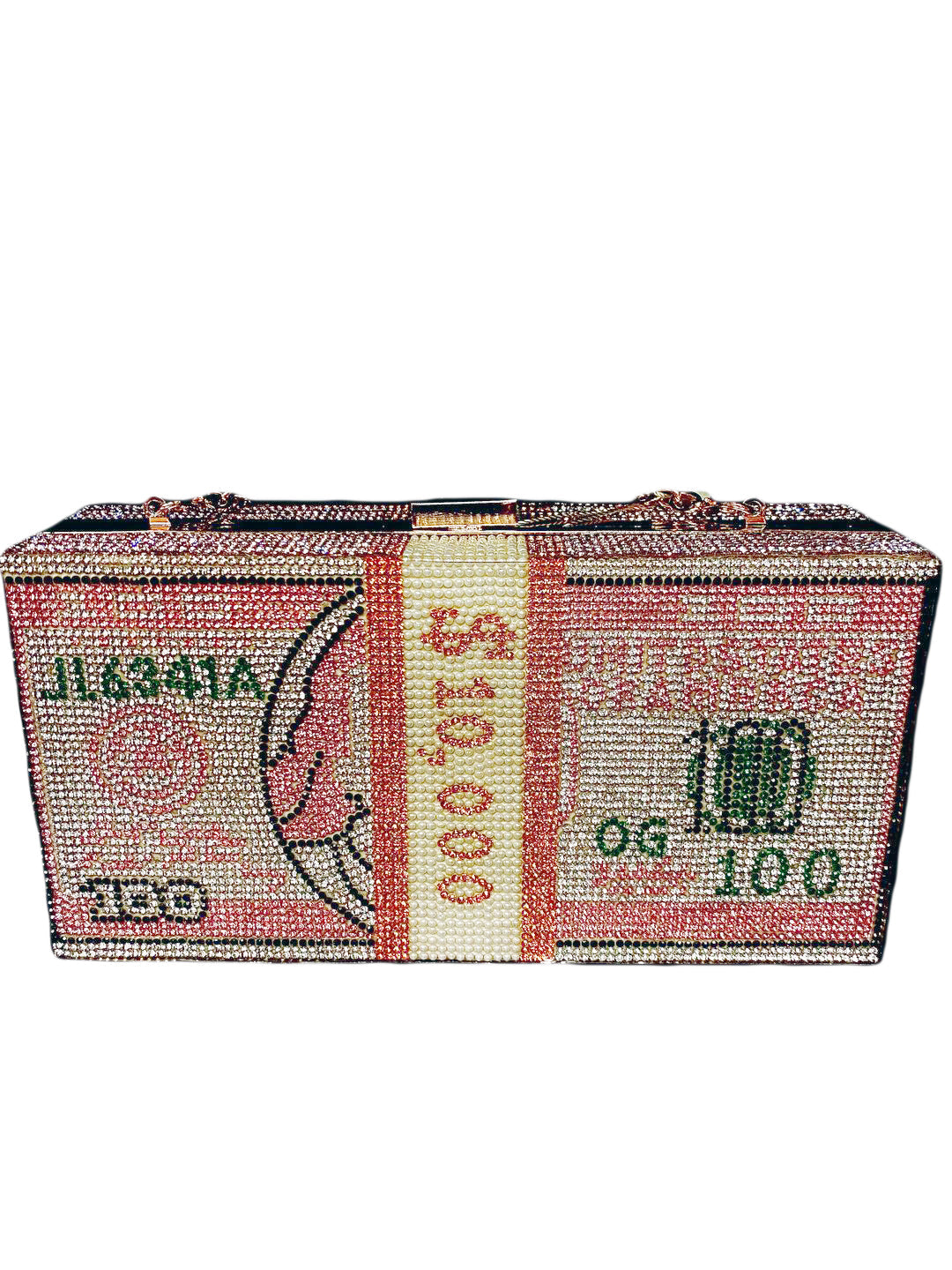 Bolso de mano Bling Money Bag - Rosa
