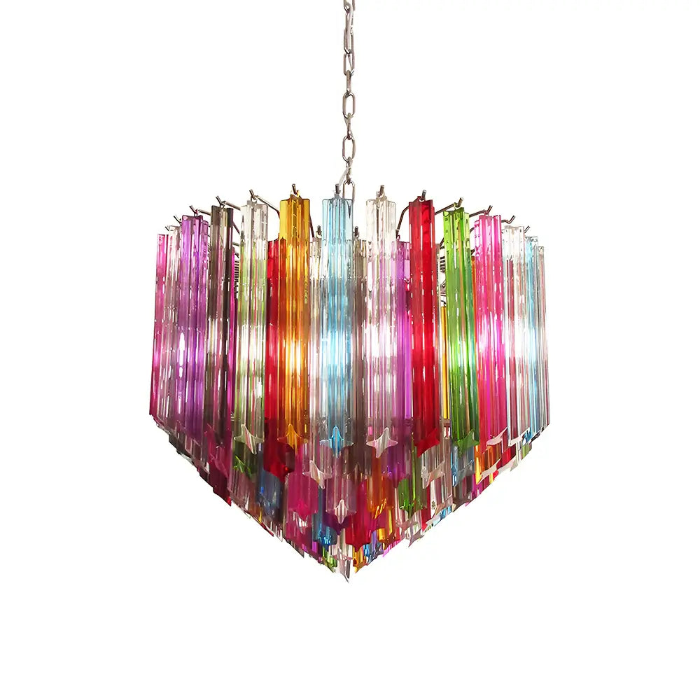 Candelabro multicolor Murano Prisms