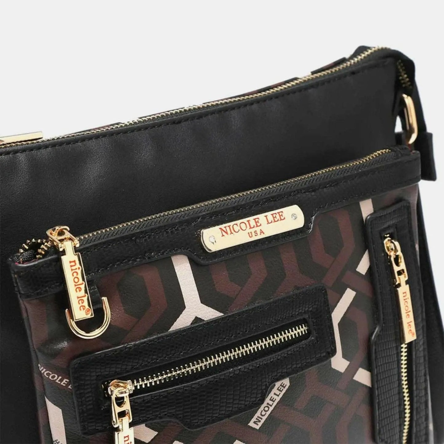 Trendsi Shoes - Nicole Lee geometric crossbody bag