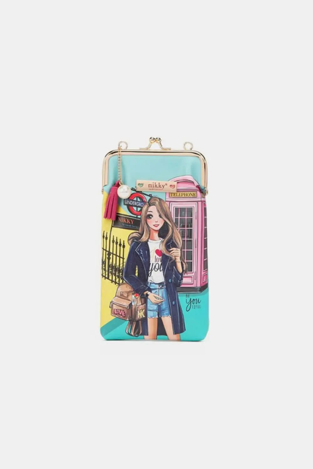 Accessories Trendsi Nicole Lee Kisslock Purse Women's Fashion Handbag Chic & Unique Design