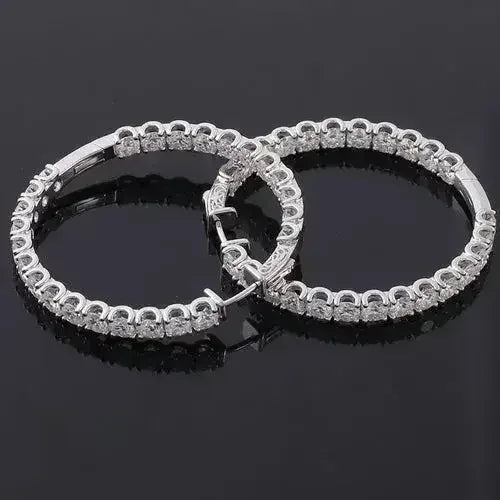 Personalized Big Diameter Earrings – Luxury Statement Jewelry