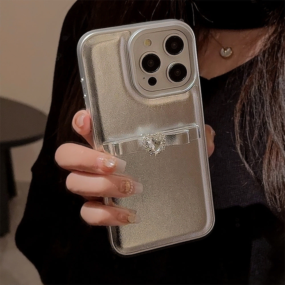 Cordón francés tridimensional adecuado para fundas de teléfono móvil Apple 16, fundas de cuero para iPhone 17 Promax Temperament 11, 13