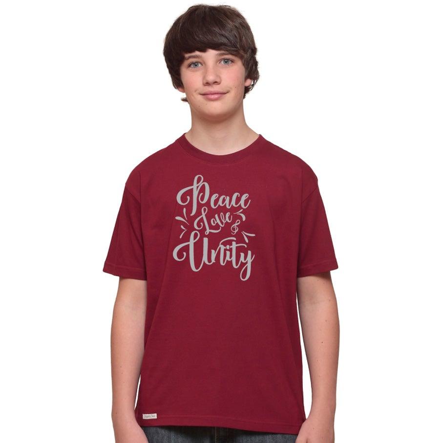 "Peace Love & Unity" T-Shirt for Kids