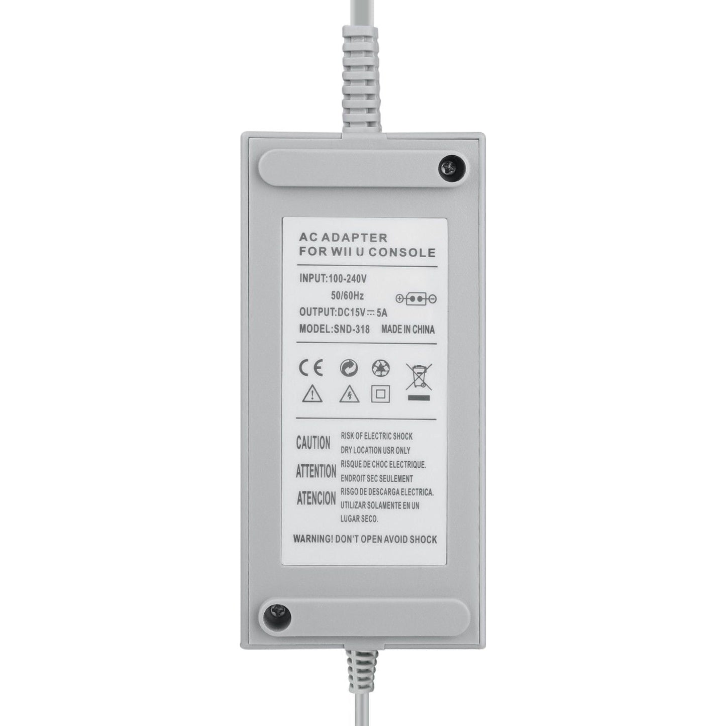 Adaptador de corriente alterna para Wii U®