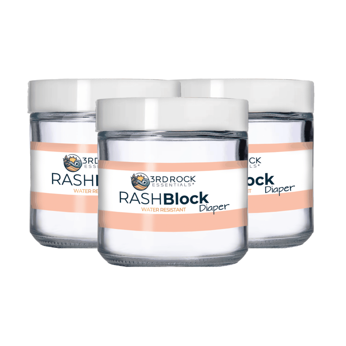 Pañal RASHBlock® - Gel de plata 75 ppm resistente al agua 3 oz