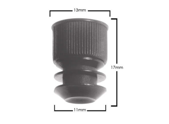 Tapones para tubos de ensayo 12x75mm, 12mm