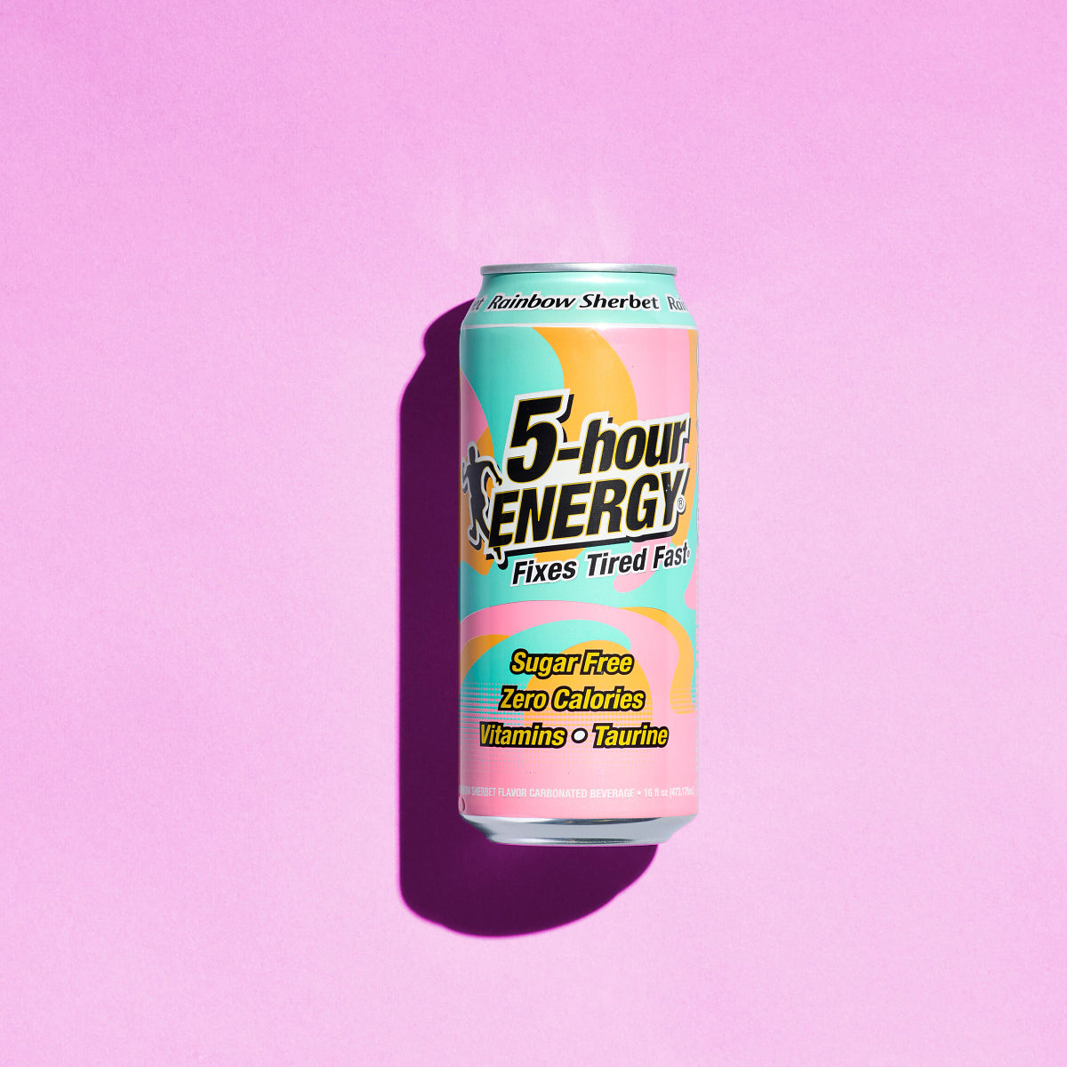 Bebida energética 5-hour ENERGY de fuerza extra con sabor a sorbete de arcoíris, paquete de 12 unidades