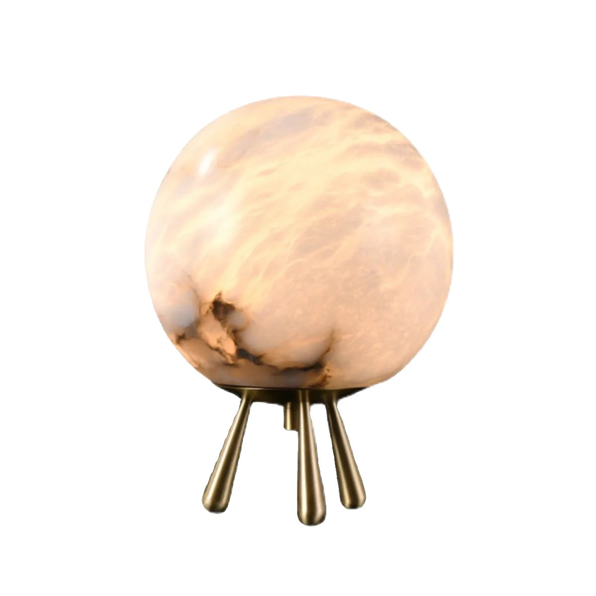 Lámpara de mesa Romi Alabaster