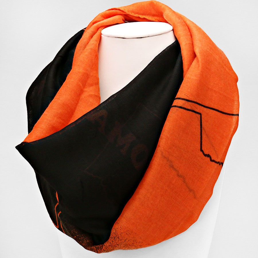 "Oklahoma" Polyester Infinity Scarf