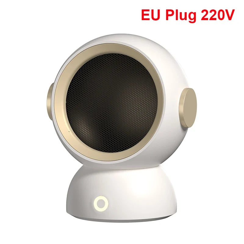 Portable Hot Air Blower Desktop Mutes Fast Heating Fans for Home Bedroom Office Electric Heater with Thermostat Space Heater 