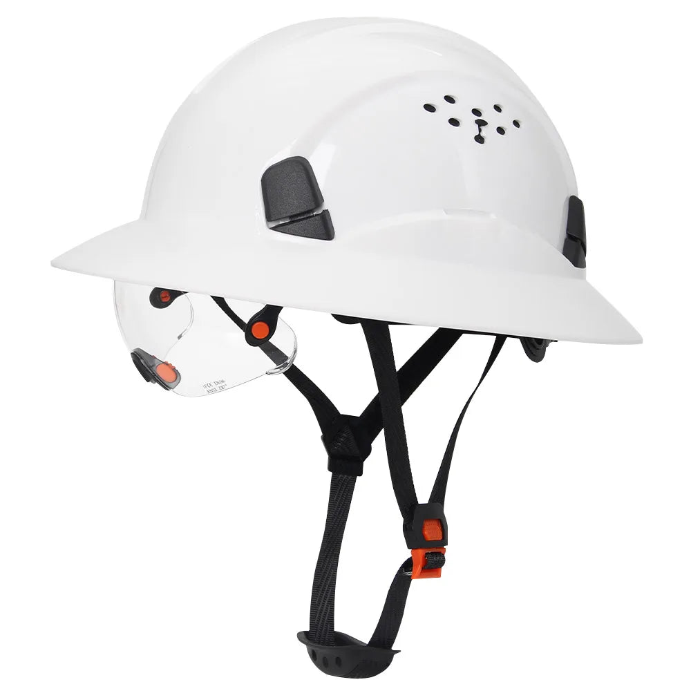 Stay Safe, Work Smart: Safety Helmet with Goggles