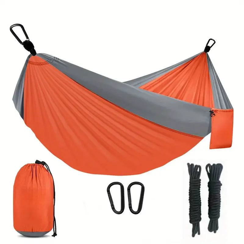 Camping Hammock Portable Hammocks with Tree Straps Attached Carry Bag Perfect for Outside Indoor Hiking Beach Backpack Travel