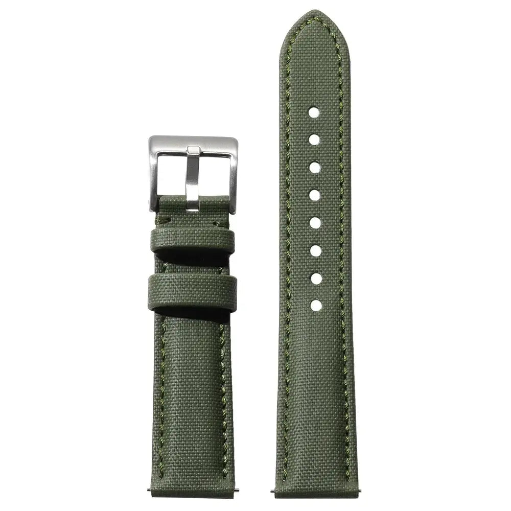 Amazfit Balance, GTR, GTS & Bip Sailcloth Nylon Band, Stitched Edges