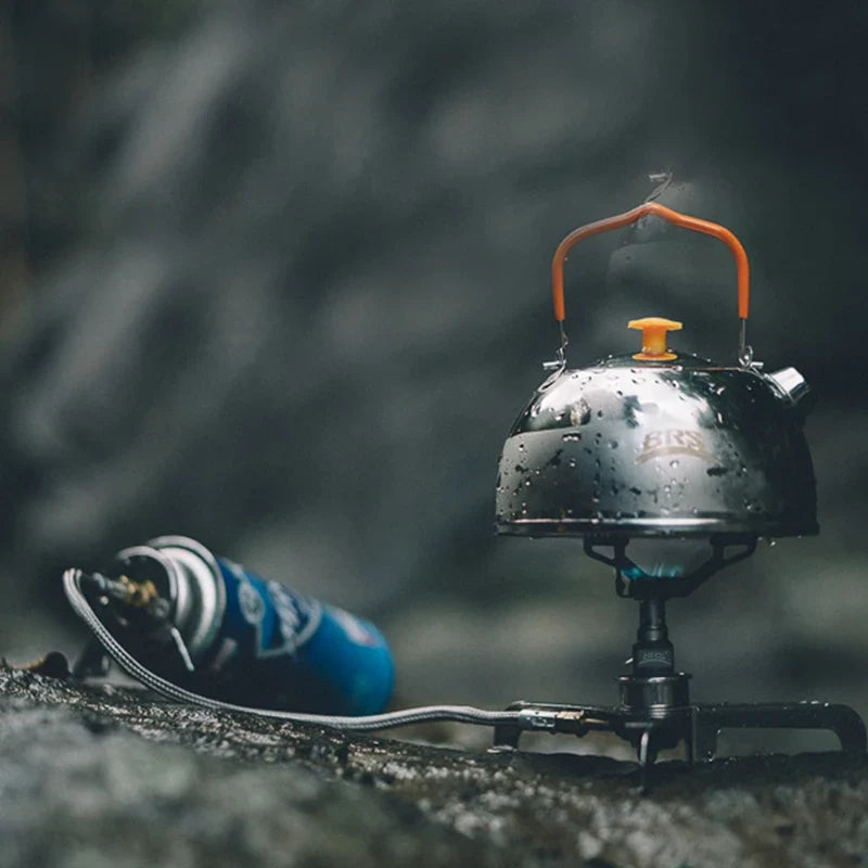 BRS Outdoor Gas Stove Mini Camping Gas Burner 25g Ultralight Titanium