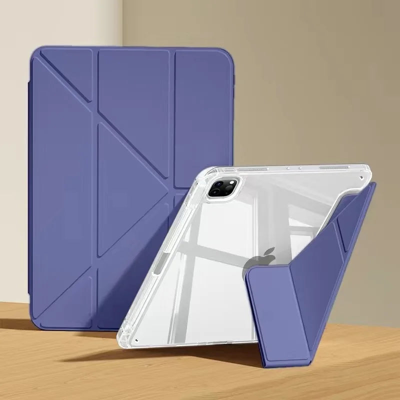 For iPad Air 5 Air 6 A16 11th M3 iPad Pro 11 12.9 13 10 Gen 10.5 10.2 9th 8th 6th 5th 9.7" Mini 7 6 Smart Case with Pen Holder