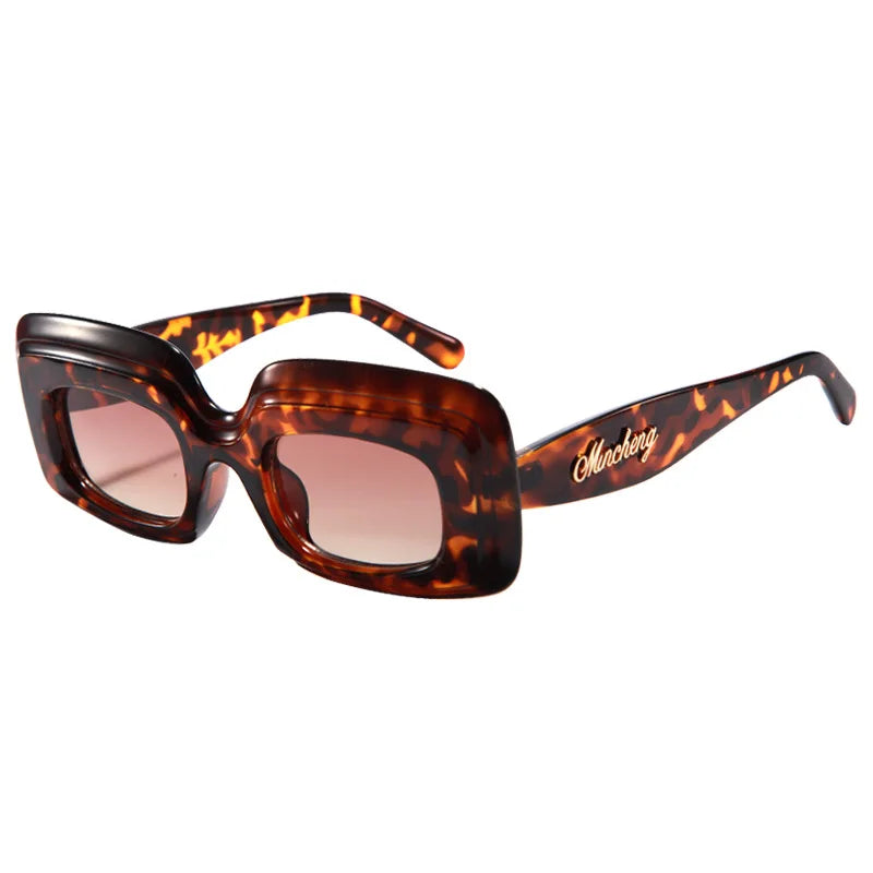 Retro Shades Luxury Sunglasses For Men Designer Famous Brand Square Sun Glasses Man Women Sunglass UV400