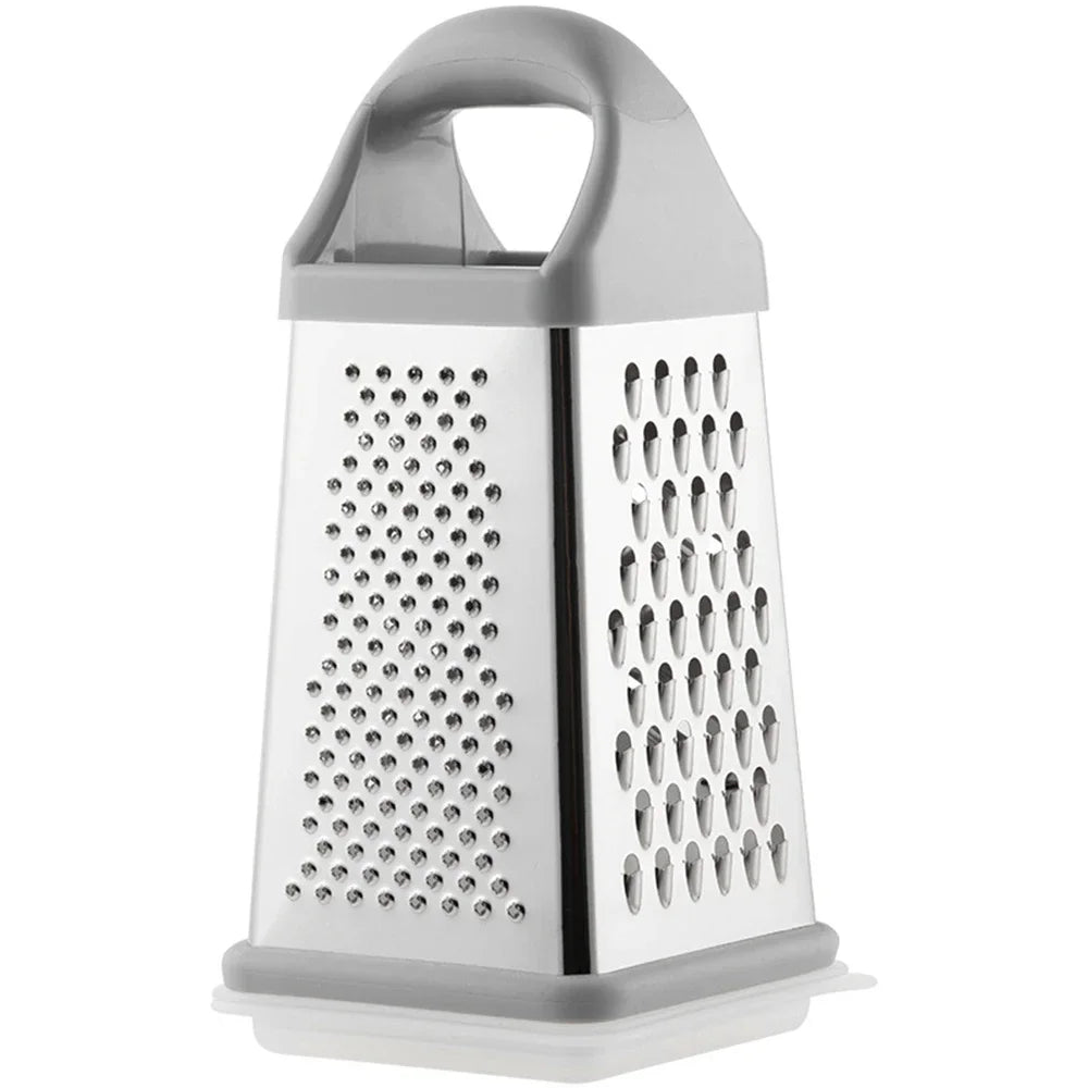 Multifunctional 4 Side Manual Vegetable Grater Chopper Stainless Steel