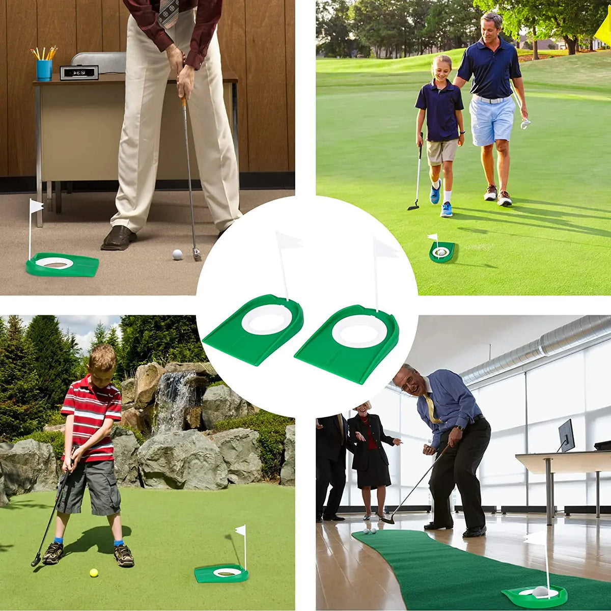 Golf Putting Cup Training Aid Indoor Outdoor Practice