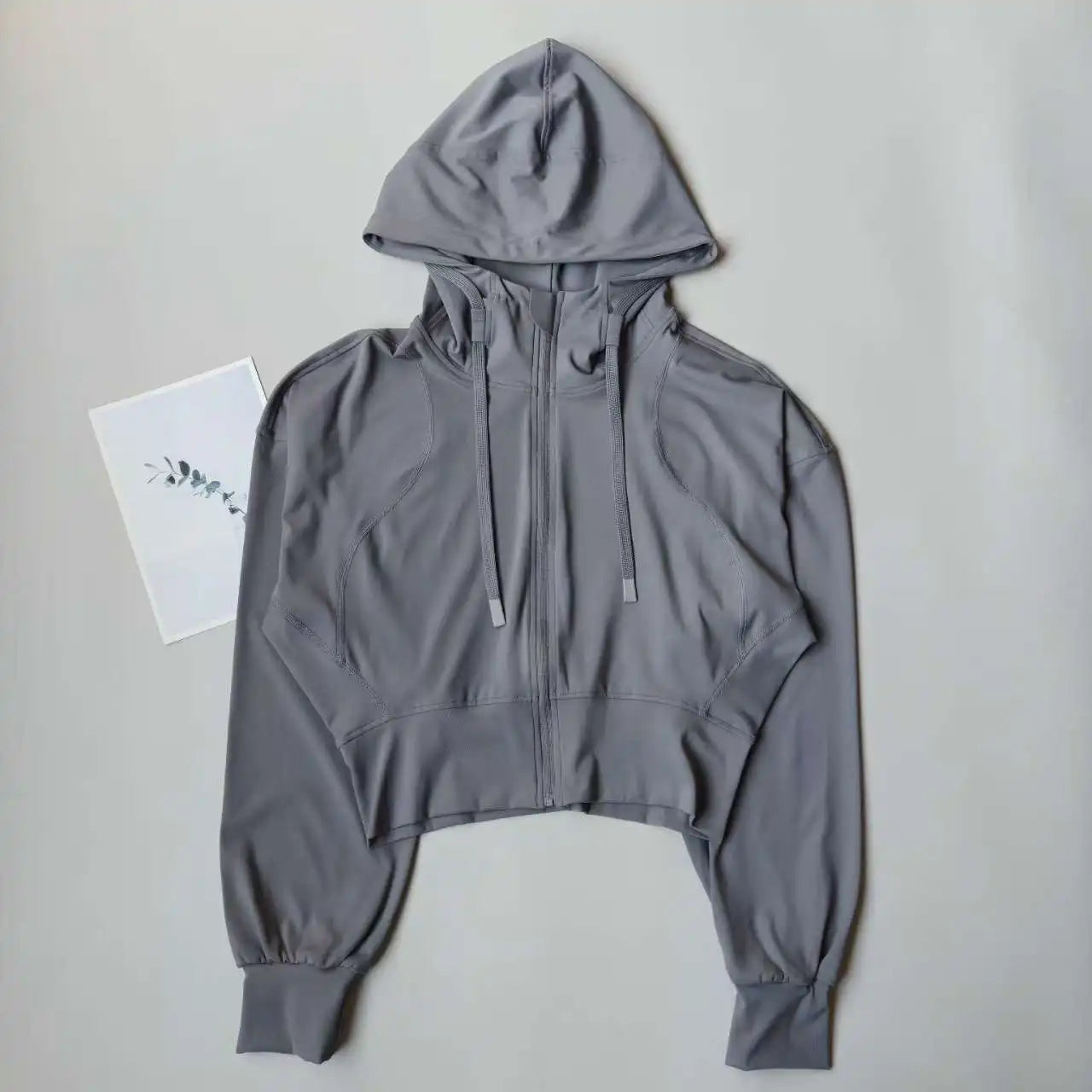 Women's Hooded Running Jacket Cycling Coat Yoga Jogging Shirt Tights Outdoor Sports Gym Clothing Running Wear Sportswear