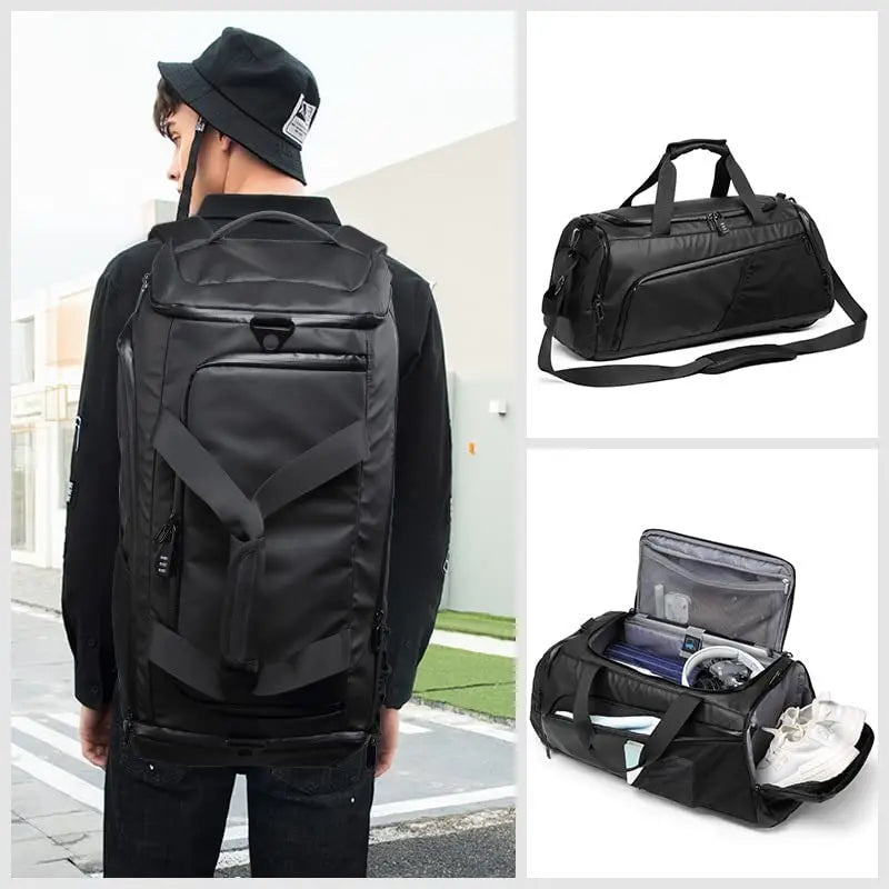 Waterproof Sports Duffel Bag Gym & Travel Essentials