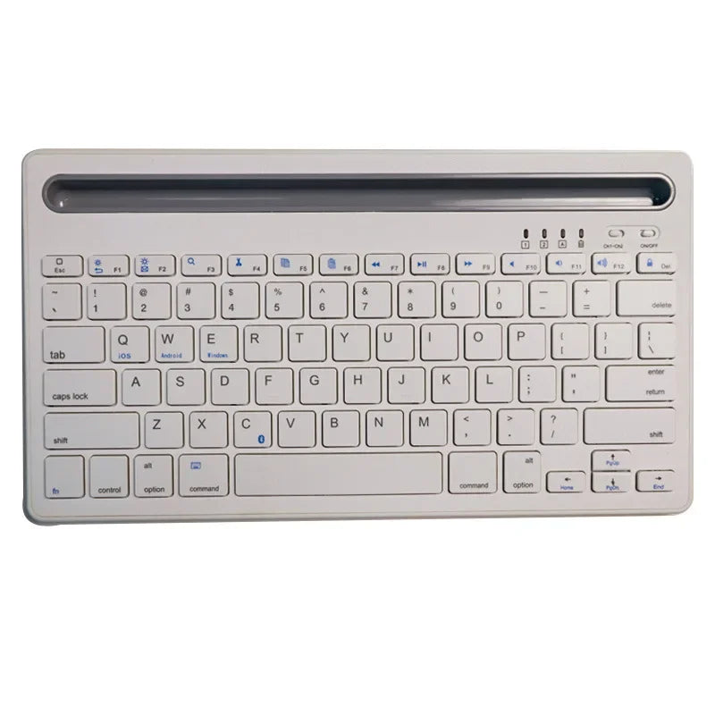 Wireless Bluetooth Keyboard Portable Ultra Thin Desktop Laptop Keyboard Dual Channel