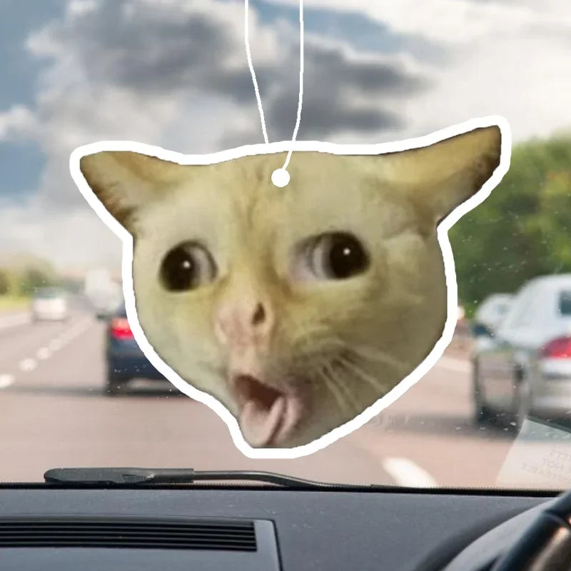 1/3pcs Funny Cat Design Car Aromatherapy Tablet, Car Fragrance Tablet