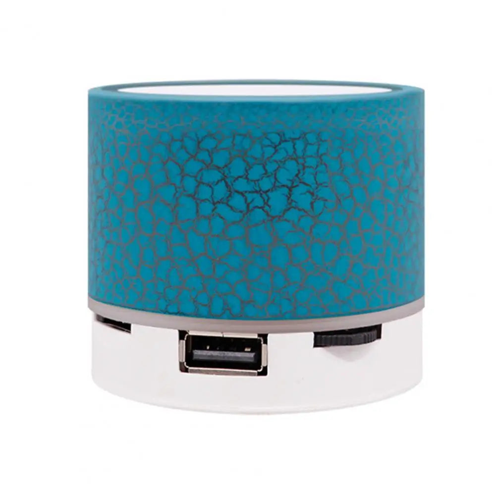 Bluetooth Bass Speaker LED Light Bluetooth Speaker Plastic Long Standby Time Colorful Bass Bluetooth Speaker