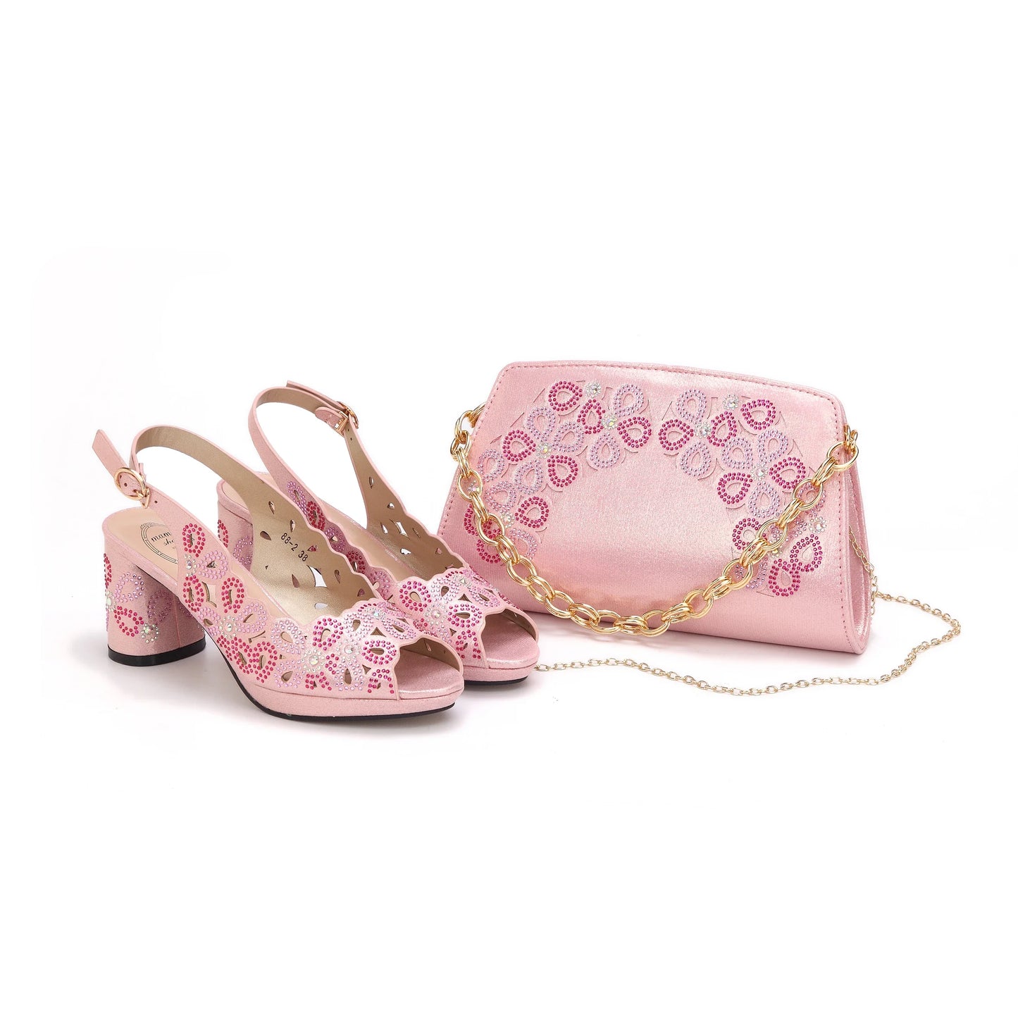 Conjunto italiano de zapatos y bolso Nuevo 2024 HAE1-5