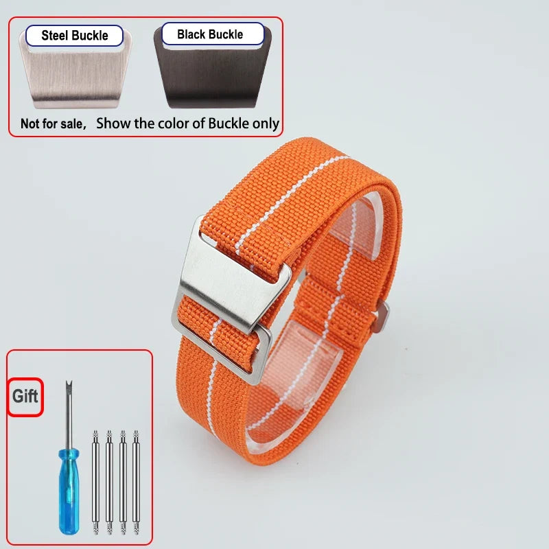 OnePlus Watch Elastic Nylon Band with Metal Hook Clasp