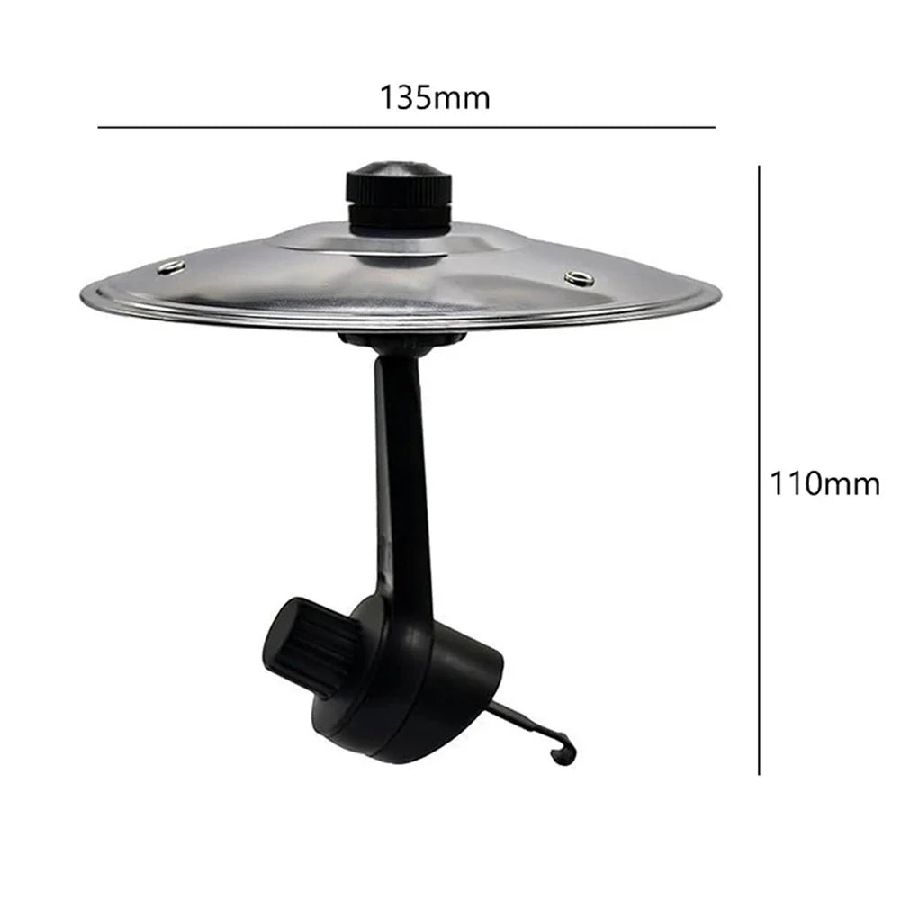 2/1PC Vehicles Musical Saucer Car Crash Cymbal Alloy Car Crash Drums Cymbal Air Vent Drum Mini Drum Clip-On Mini for Music Vent