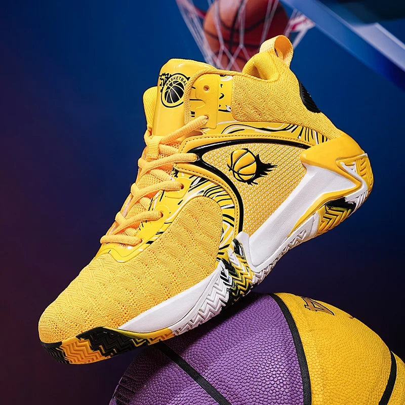 New Men's Basketball Shoes Cushion Anti Slip Sports Shoes Fitness Training Shoes Male Basketball Boots Tenis Sneakers Size 39-48