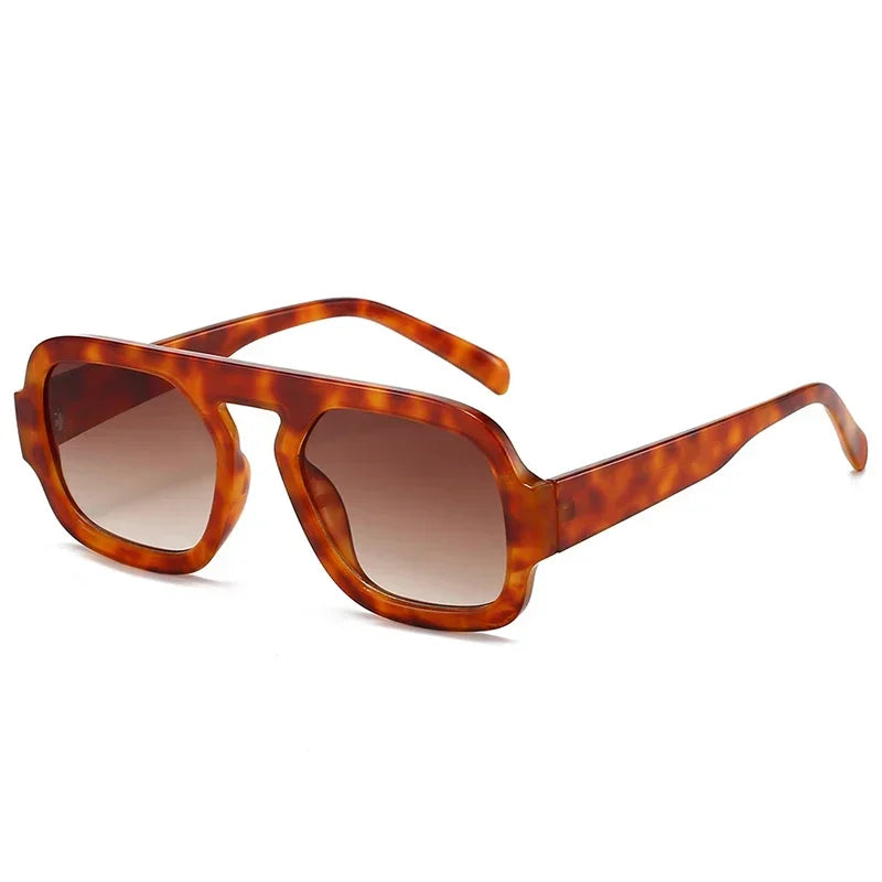 JNPCXI Retro Square Sunglasses Women Fashion Brand Design Gradient Shades UV400 Men Punk Sun Glasses