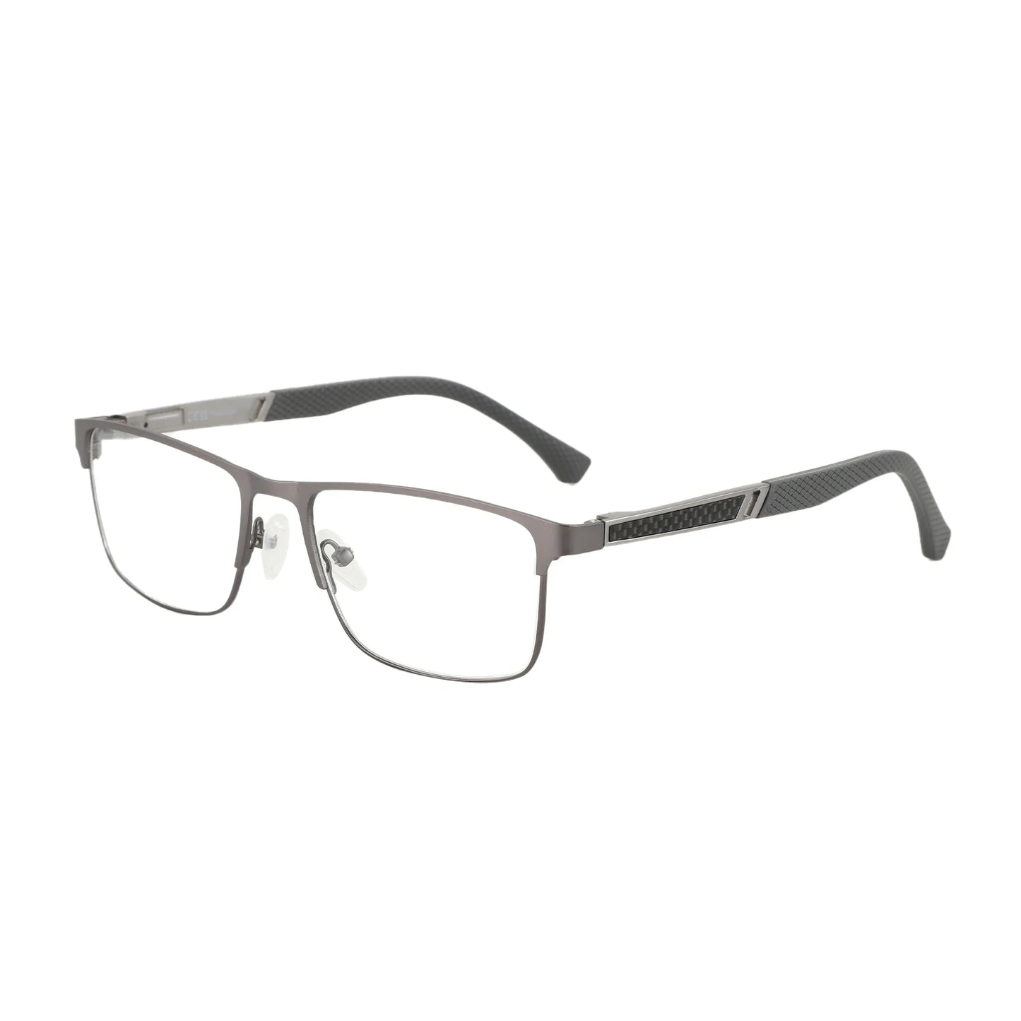 ZENOTTIC Anti Blue Light Reading Glasses for Men Computer Readers Trendy Square High-quality Metal Frame Anti Glare Presbyopic