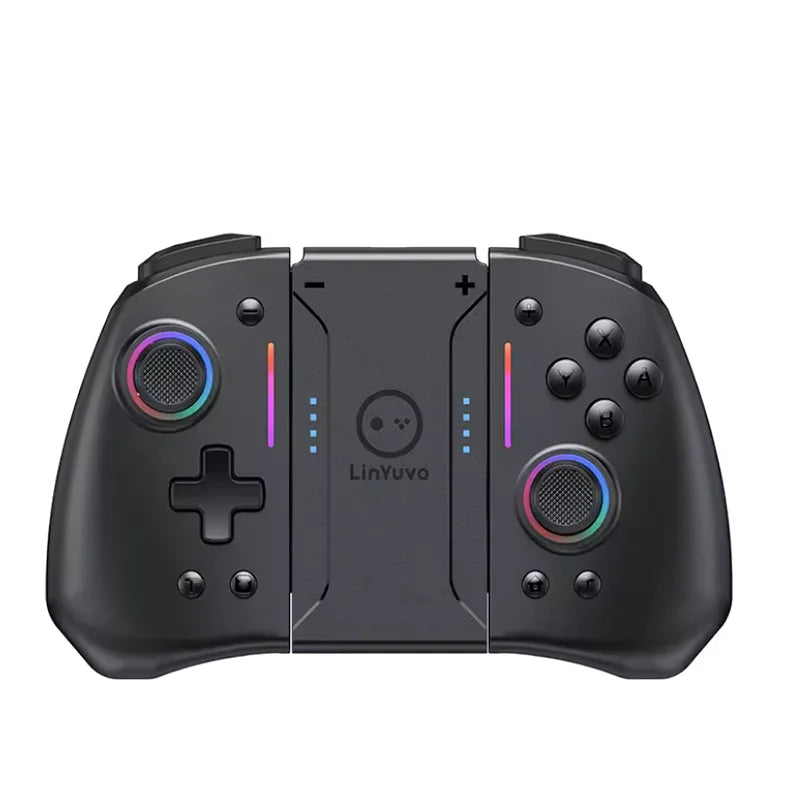 LinYuvo Wireless Gamepads Meteor Light for Switch/OLED Support Wake up, Gyro Axis, Turbo, Dual Vibration